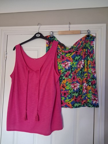 Matalan pink vest top - pink, plus