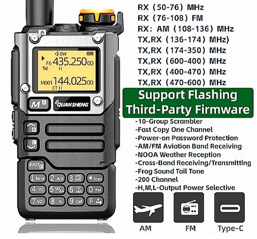 Portable walkie - uv, k5