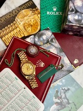 Rolex Lady Datejust, Ref.69178, 18K Gold and Factory Set Diamond Dial - Stunning