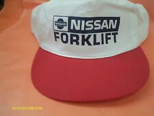Nissan Forklift Snapback Cap Trucker red & white R.C.C. brand [bin 906 #4] 