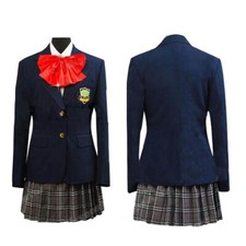 Kill Bill Gogo Yubari Japanese School Girl Cosplay Costume JK Uniform