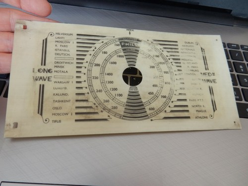 Early plastic celluloid back - celluloid,