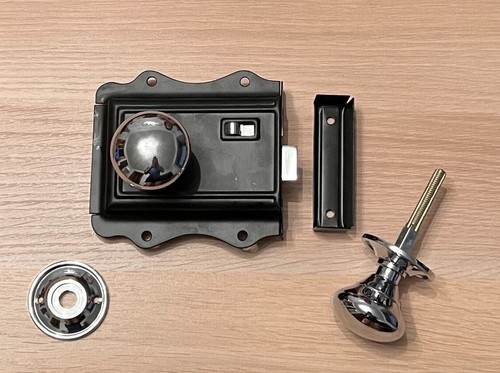 Olde victorian style rim lock - victorian,