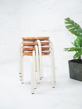 Set of 4 Vintage 1973 Ikea 'Jerry' Stacking Stools
