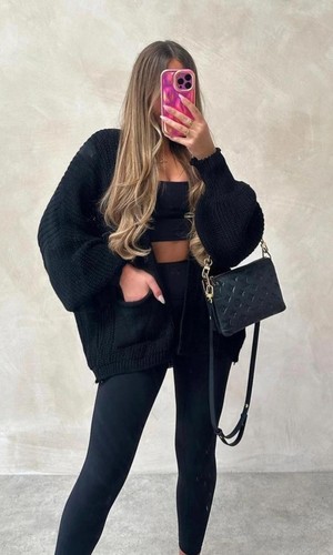 Chunky knitted oversize - knitted,