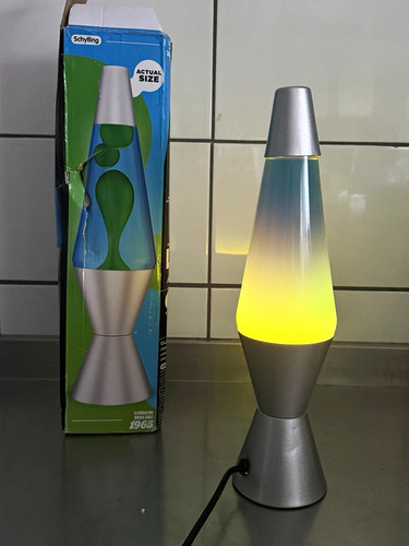 Schylling lava lamp - lava, silver