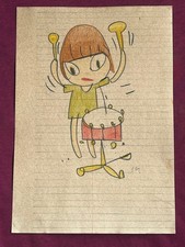 Yoshitomo Nara painting and