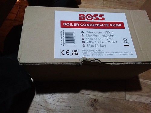 Boss 456953 boiler condensate - boss,
