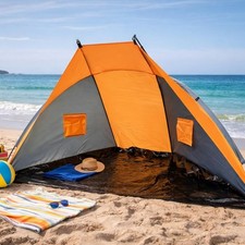 Pop beach tent - up, with