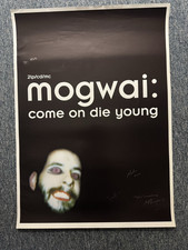 RARE UNUSED 77x51cm BILLBOARD POSTER - MOGWAI - COME ON.. (FULLY SIGNED !!) 1999