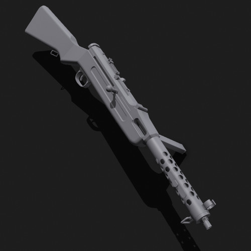 Printed ww2 mp34 - 3d,