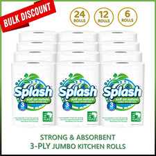 Strong Jumbo  Kitchen Roll Splash Soft on Nature 3PLY Eco Friendly Towel Paper