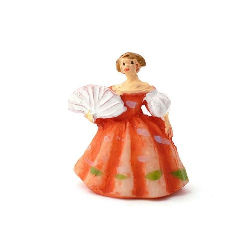 Dolls house lady - house, in