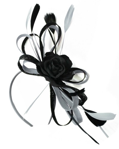 Sinamay rose large wedding - sinamay,