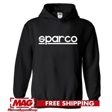 SPARCO BLACK HOODIE Logo