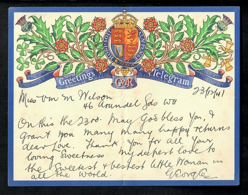 Greetings telegram 1941 - greetings,
