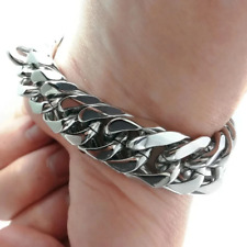 Mens Silver Bracelet 18-23CM