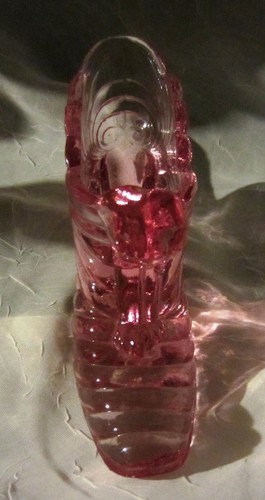 Fenton swirl pink cat head - pink,