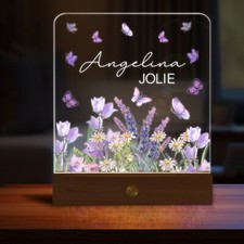 Personalised Night Light for Kids Custom Name 7 Colour Changing LED Lamp UK