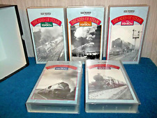 DECADES OF STEAM - IAN ALLAN - RAILWAY VHS VIDEO BOXSET - 1920s, 1930s 1940s...