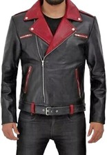 Men black red 100 genuine - 100%,