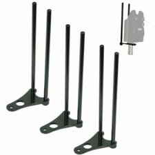 Snag Bars x3 Black Lightweight For Bite Alarms Carp Fishing Snag Ears 