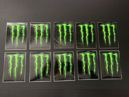 Monster energy green - 10, x