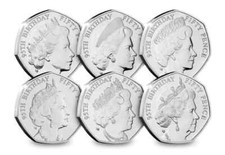 2021 Isle of Man Queen Elizabeth II 95th Birthday 50p coin set