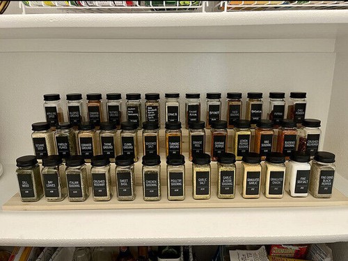 24pcs spice jars square - jars,