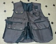 New Falconry and Hunting Waistcoat, Full Vest (Brown), (All Sizes) Fully Adjust