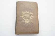 Antique 1857 bradshaws railway - antique,