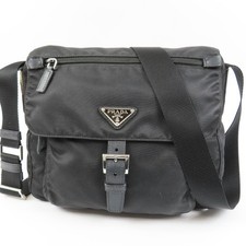 PRADA  Triangle logo messenger