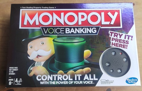 Hasbro monopoly voice banking - monopoly,