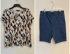 Ladies Patterned Top & Denim