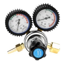 CO2 Pressure Regulator CO2 Pressure Reducer Double Gauge Gas Bottle RRP £28.28