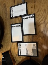IKEA YLLEVAD Collage frame 4 photos, Picture, Postcards, Art Black 21 X 41cm 😊
