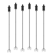 59 In. Black Metal Garden
