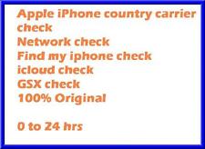 Fast iPhone- IMEI checke-r Network Carrier Check Sim lock status check All Model