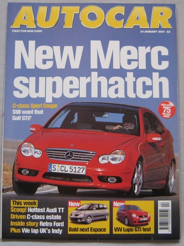 Autocar magazine 2001 - autocar, 24/1/2001