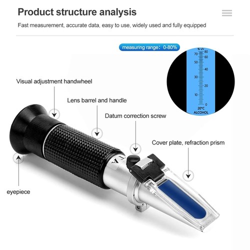 Alcohol hydrometer spirit - alcohol,