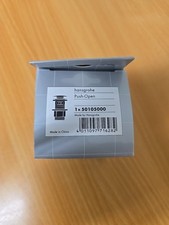 Hansgrohe 50105000 Push-Open Waste Set for Basin and Bidet taps, Chrome, Silver