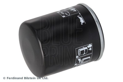 Blue print engine oil filter - print,
