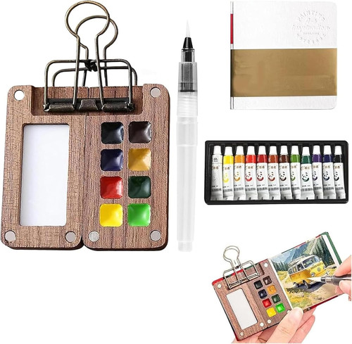 Watercolour paint set mini - paint,