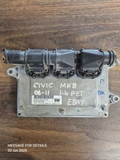 HONDA CIVIC MK8 06-11 1.4 PETROL ENGINE ECU 37820RSHG12 — TESTED