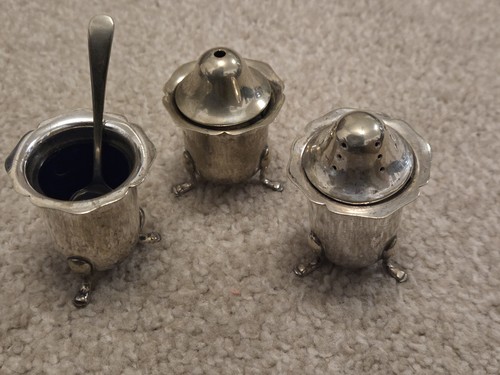 Antique silverplated condiment - antique,