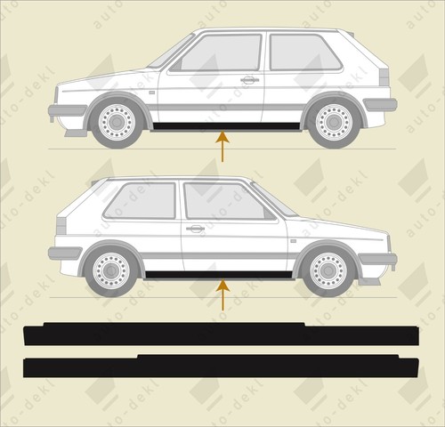 Fits mk2 golf - fits, vw
