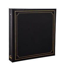 Large 6x4 Photo Album for 500 Photo's - Black Soft Padded Cover - AL-9174