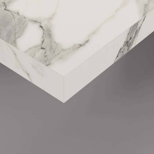 Statuario marble square - marble, edged