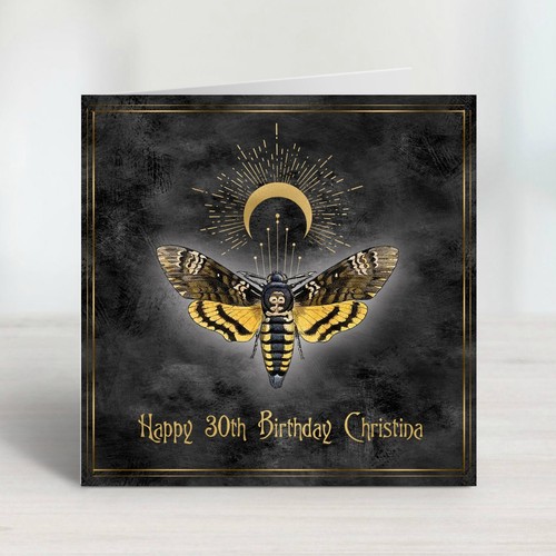 Personalised deaths head hawk - personalised,