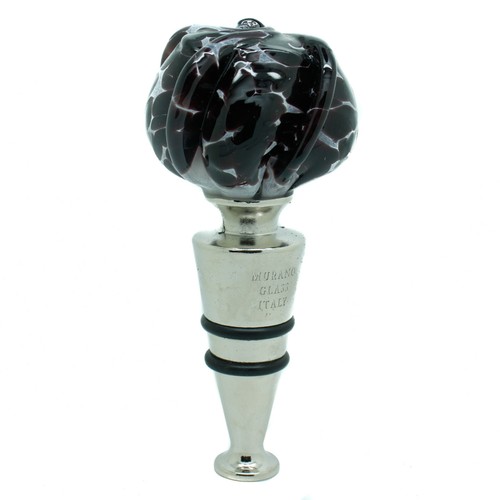 Murano glass bottle stopper - murano,